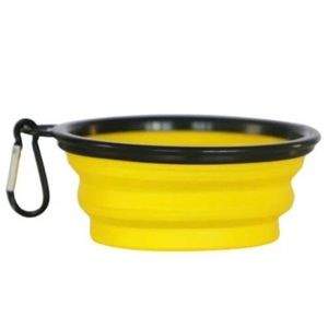 🔥5/$25🔥Yellow Collapsible Bowl For Pets by Alpha Paw